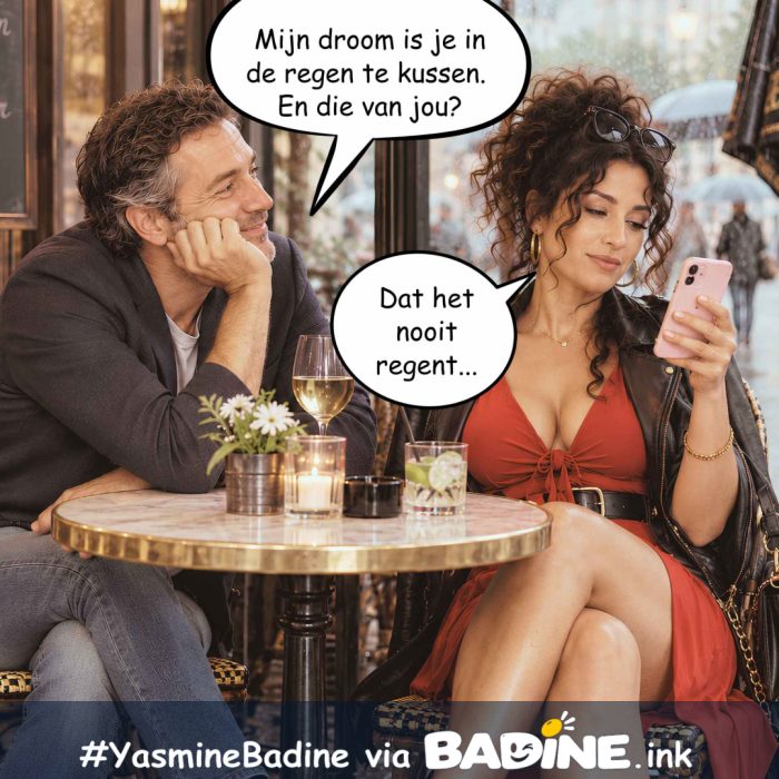 Een badine van Yasmine Badine