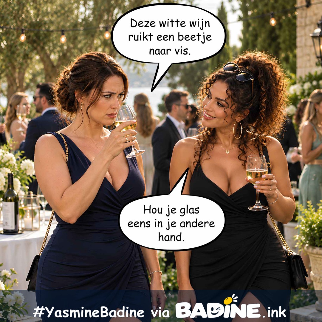 Een badine van Yasmine Badine