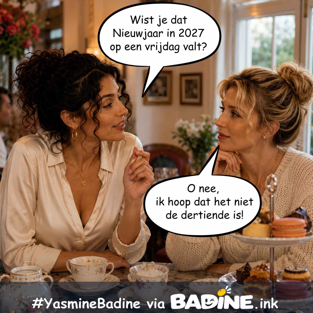 Een badine van Yasmine Badine